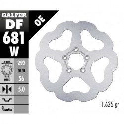 Заден спирачен диск Galfer WAVE FIXED DISC WAVE FIXED 292x6.4mm DF681W Заден спирачен диск Galfer WAVE FIXED DISC WAVE FIXED 292x6.4mm DF681W