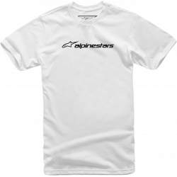 Тениска ALPINESTARS LINEAR WHITE