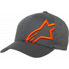 Шапка ALPINESTARS CORP SHIFT 2 FLEXFIT Charcoal/Orange