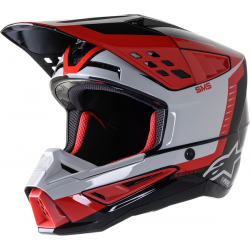 Мотокрос каска ALPINESTARS SM5 BEAM BLACK/GRAY/RED