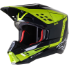 Мотокрос каска ALPINESTARS SM5 BEAM BLACK/YELLOW