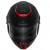Комплект Каска SHARK SPARTAN RS BLACK/RED MATT- опушен визьор thumb