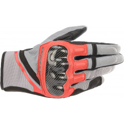 Ръкавици ALPINESTARS CHROME Ash Gray/Black/Bright Red