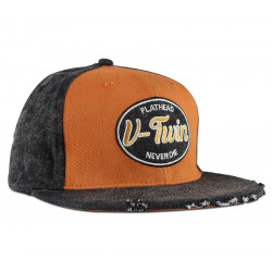 Шапка Rusty Pistons Twin black/orange