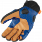Кожени мото ръкавици ICON HYPERSPORT SHORT - BLUE thumb