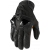Кожени мото ръкавици ICON HYPERSPORT SHORT - BLACK