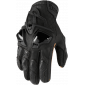 Кожени мото ръкавици ICON HYPERSPORT SHORT - BLACK
