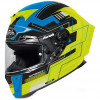 КАСКА AIROH GP550 S CHALLENGE BLUE/YELLOW MATT