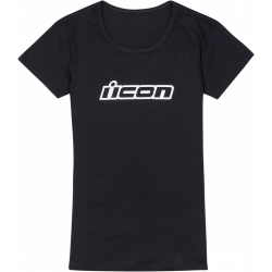 Дамска мото тениска ICON CLASICON - BLACK