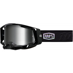 Мотокрос очила 100% RACECRAFT TOPO BLACK/SILVER MIRROR