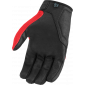 Мото ръкавици ICON HOOLIGAN CE - RED thumb