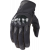 Кожени мото ръкавици ICON STORMHAWK - BLACK