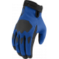 Мото ръкавици ICON HOOLIGAN CE - BLUE thumb