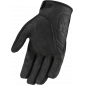 Кожени мото ръкавици ICON PDX3 - BLACK thumb