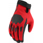 Мото ръкавици ICON HOOLIGAN CE - RED