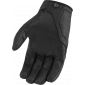 Дамски мото ръкавици ICON HOOLIGAN CE - BLACK thumb