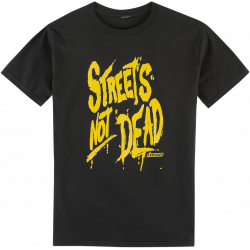 Мото тениска ICON STREETS NOT DEAD - BLACK