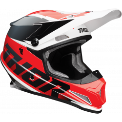 Мотокрос каска THOR SECTOR FADER RED/BLACK