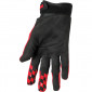 Мотокрос ръкавици THOR DRAFT RED/BLACK thumb