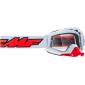 Крос очила FMF PowerBomb Rocket White/Red thumb