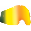 Плака за детски мотокрос очила FMF PowerBomb/PowerCore Goggle GOLD/MIRROR