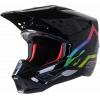 Мотокрос каска ALPINESTARS SM5 Compass BLACK/SILVER