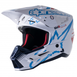 Мотокрос каска Alpinestars SM5 ACT WT/BL Мотокрос каска Alpinestars SM5 ACT WT/BL