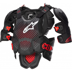 Протекторна броня ALPINESTARS A-10 V2 BLACK/RED