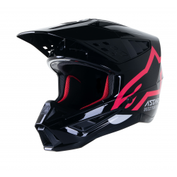 Мотокрос каска ALPINESTARS SM5 Comps MX BLACK/PINK/GLOSS