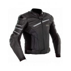 Кожено мото яке RICHA MUGELLO II BLACK/TITANIUM