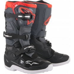 Детски мотокрос ботуши ALPINESTARS Tech 7S Red, Gray, Black