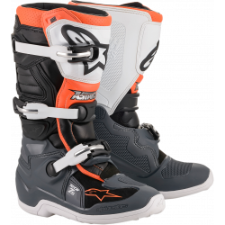 Детски мотокрос ботуши ALPINESTARS Tech 7S GRAY/ORANGE/WHITE Детски мотокрос ботуши ALPINESTARS Tech 7S GRAY/ORANGE/WHITE