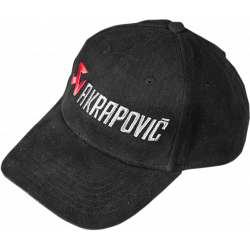 Шапка с козирка AKRAPOVIC FITTED BLK