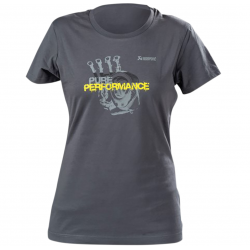 Дамска мото тениска AKRAPOVIC PURE PERFORMANCE GRAY