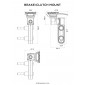 Система за монтаж QUAD LOCK Brake/Clutch Master Cylinder thumb