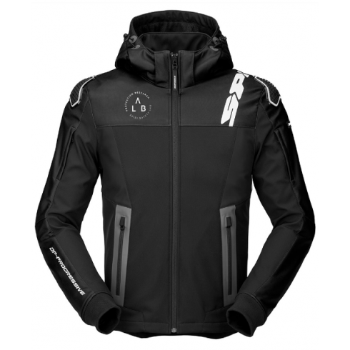 Текстилно мото яке SPIDI HOODIE WARRIOR BLACK/WHITE Текстилно мото яке SPIDI HOODIE WARRIOR BLACK/WHITE