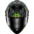 Комплект Каска SHARK SPARTAN RS SHAYTAN BLACK/GREEN - иридиум визьор thumb