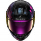 Комплект Каска SHARK D-SKWAL 3 LADY MAYFER GLOSS BLACK/VIOLET - иридиум розов thumb