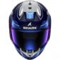 Комплект Каска SHARK SKWAL i3 RHAD BLUE/GREY - опушен визьор thumb