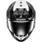 Комплект Каска  SHARK SKWAL i3 HELLCAT BLACK/WHITE - опушен визьор thumb