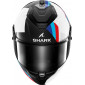 Комплект Каска SHARK SPARTAN GT PRO DOKHTA CARBON BLACK/WHITE/RED - тъмен визьор thumb