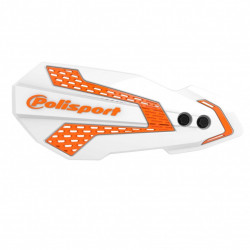 Предпазител за кормило POLISPORT MX FLOW KTM/HUSQ/SHERCO/GAS GAS WHITE/ORANGE Предпазител за кормило POLISPORT MX FLOW KTM/HUSQ/SHERCO/GAS GAS WHITE/ORANGE
