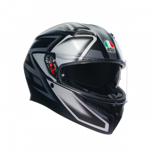 КАСКА AGV K3 COMPOUND MATT BLACK/GREY КАСКА AGV K3 COMPOUND MATT BLACK/GREY