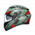 КАСКА  AGV K3 - DECEPT MATT BLACK/GREEN/RED thumb