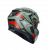 КАСКА  AGV K3 - DECEPT MATT BLACK/GREEN/RED thumb