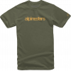 Мото тениска ALPINESTARS TEE HERITAGE GRN/GLD