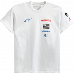 Мото тениска ALPINESTARS TEE H-BLOCK WHITE