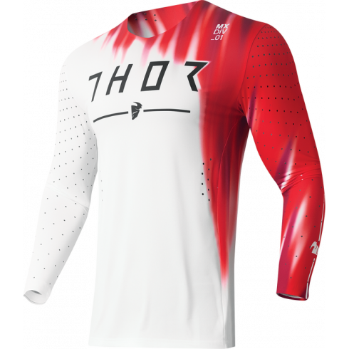 Мотокрос джърси THOR PRIME FREEZE WHITE RED Мотокрос джърси THOR PRIME FREEZE WHITE RED