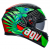 КАСКА AGV K3 - KAMALEON BLACK/RED/GREEN thumb