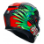 КАСКА AGV K3 - KAMALEON BLACK/RED/GREEN thumb